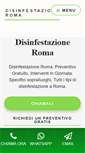 Mobile Screenshot of disinfestazione-roma.info